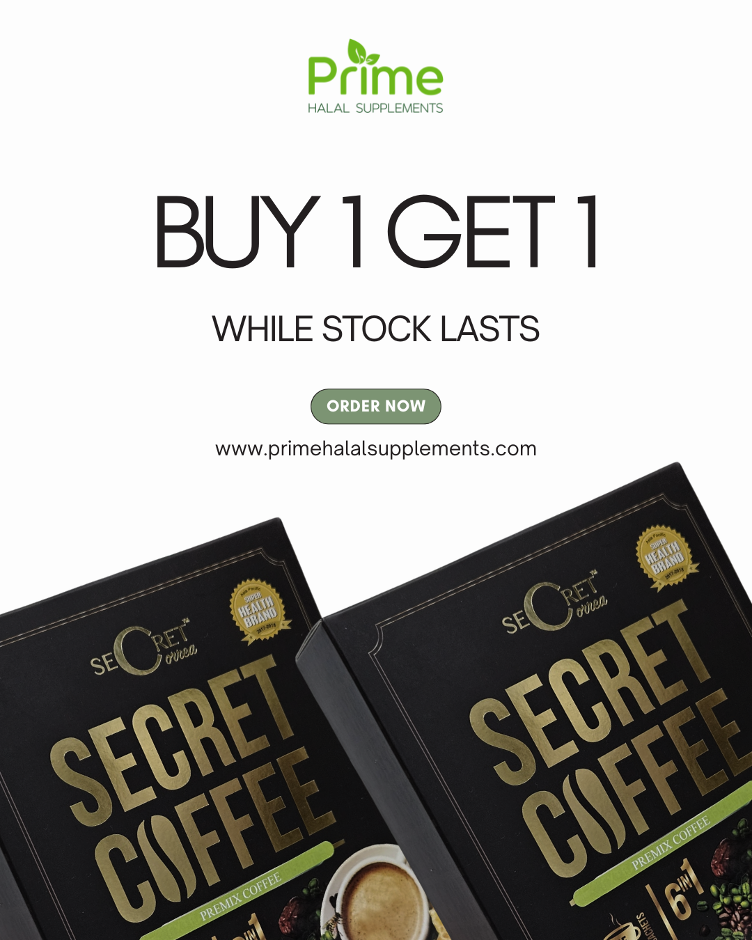 [Buy 1 Free 1] Secret Coffee