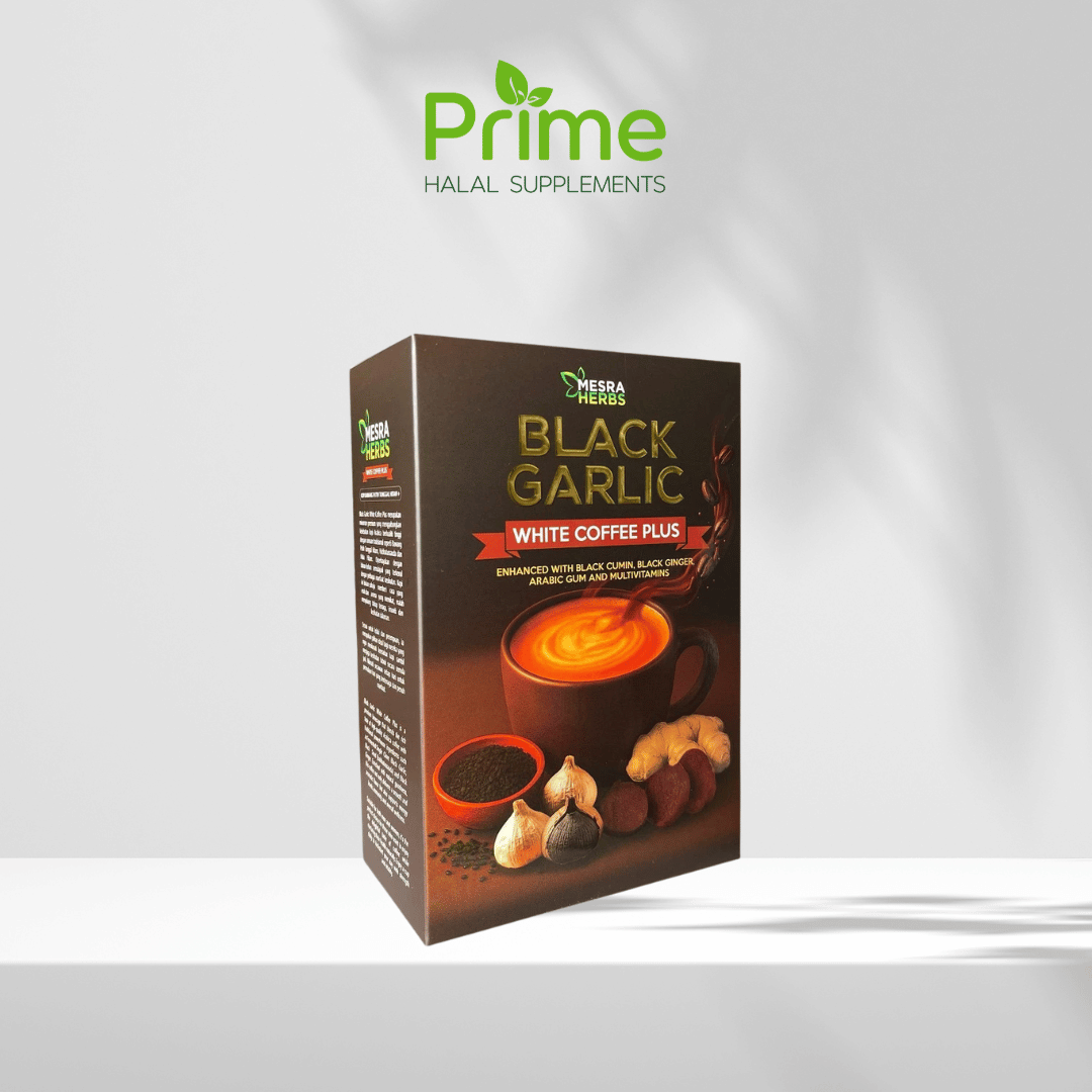 Black Garlic White Coffee Plus