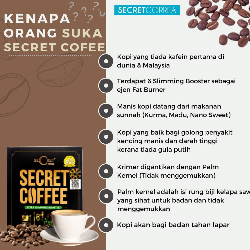 [Buy 1 Free 1] Secret Coffee