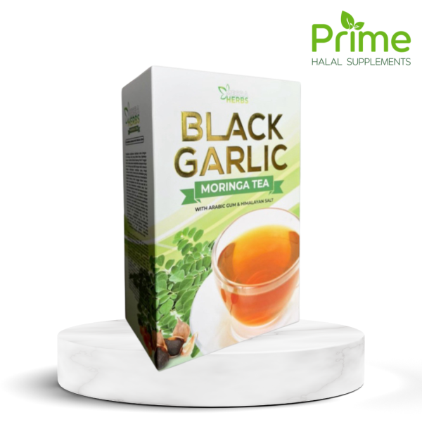 Black Garlic Moringa Tea